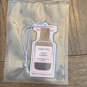 Tom Ford Lost Cherry Pink and Black Bottle Air Freshener